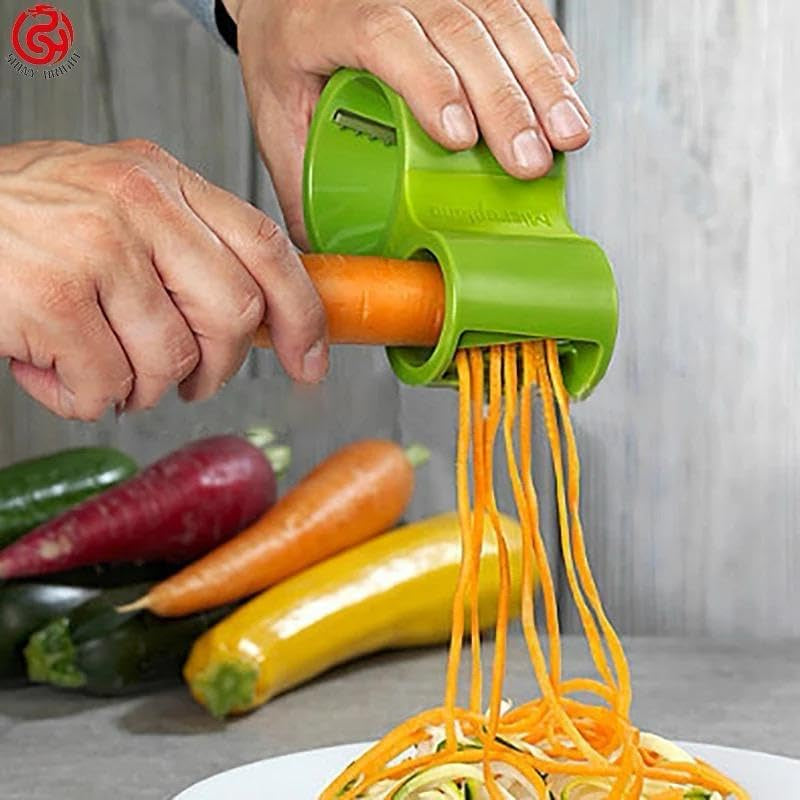 New Plastic Home  Gadget Tools Knife Sharpen Cucumber Carrot Slicer Vegetable Grater, Small Standart, Green