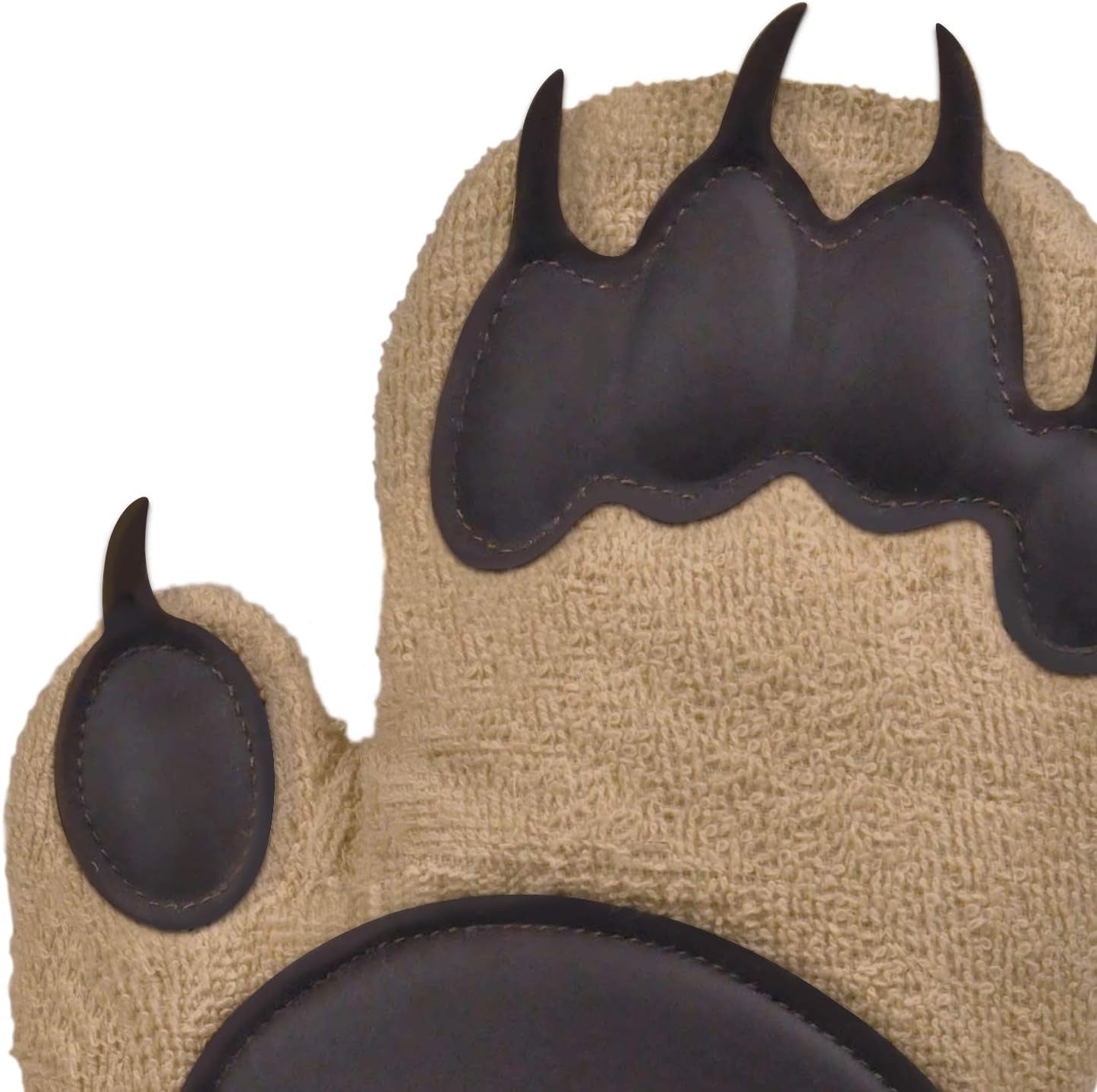 BEAR HANDS Oven Mitts - Quality Cotton with Heat Resistant Silicone - Fun & Function Kitchen Gadgets - Funny White Elephant Gift - Great Gift for Home Cooks, Bakers, & Animal Lovers -