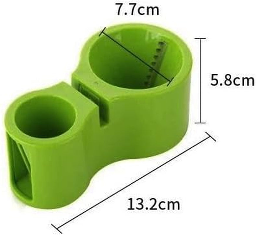 New Plastic Home  Gadget Tools Knife Sharpen Cucumber Carrot Slicer Vegetable Grater, Small Standart, Green